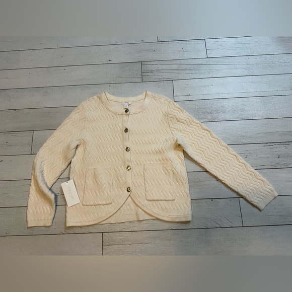 Cache Cream Textured Cardigan - Picture 3 of 10